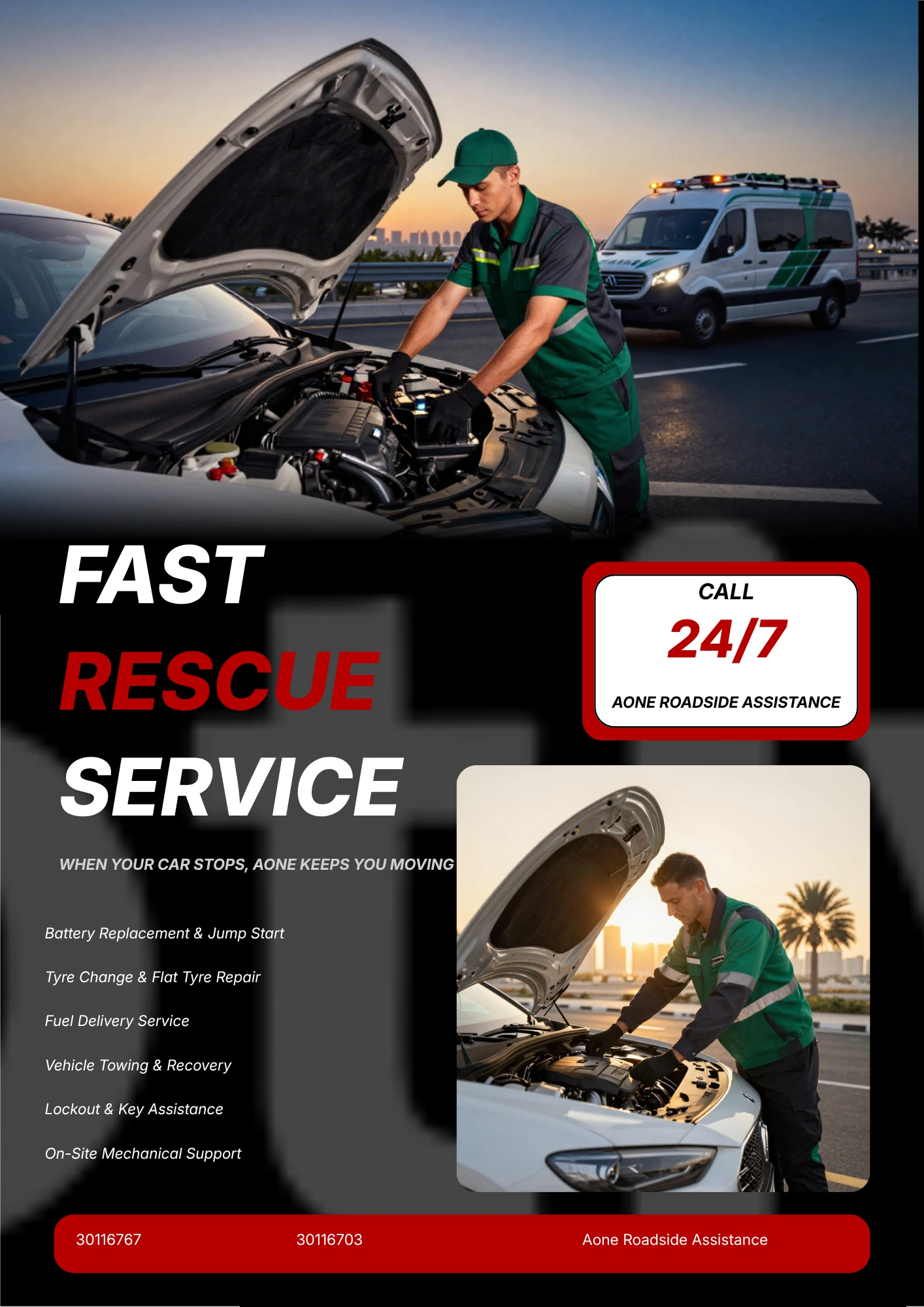 Aone Roadside assistance
