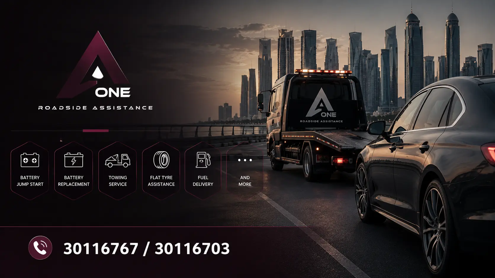 Aone roadside assistance services