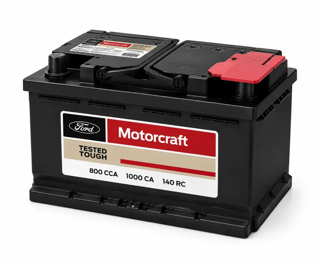 Motocraft car battery